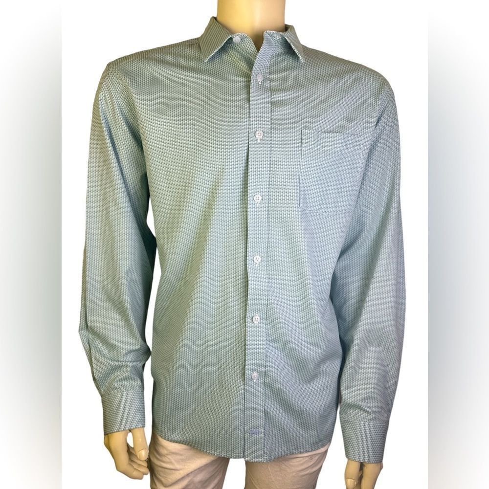 Beautiful Johnston & Murphy L/S Casual Button Down Like New Condition Size XXL
